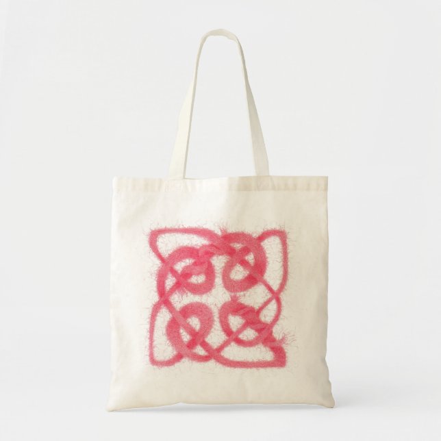 ROSE CELTIC KNOT Tote Bag (Front)