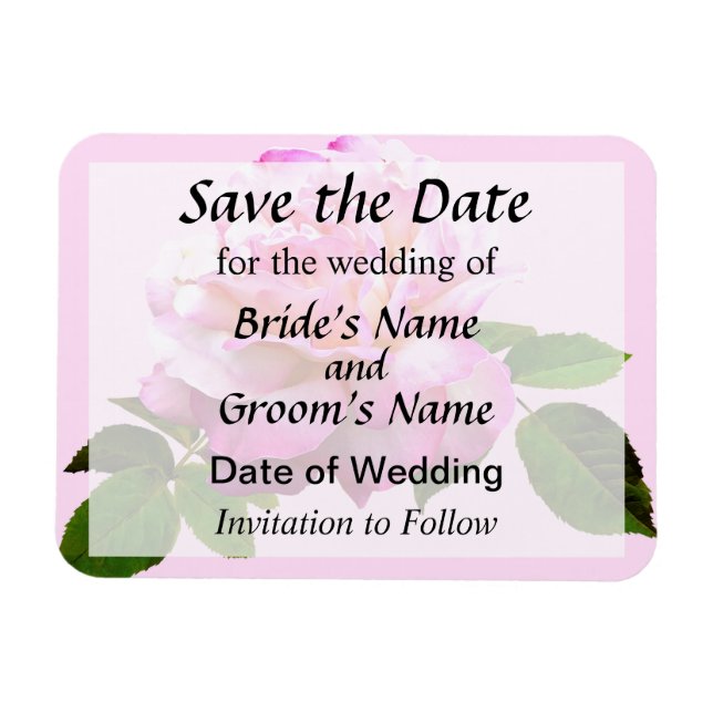 Rose Chicago Peace Save the Date Magnet (Horizontal)