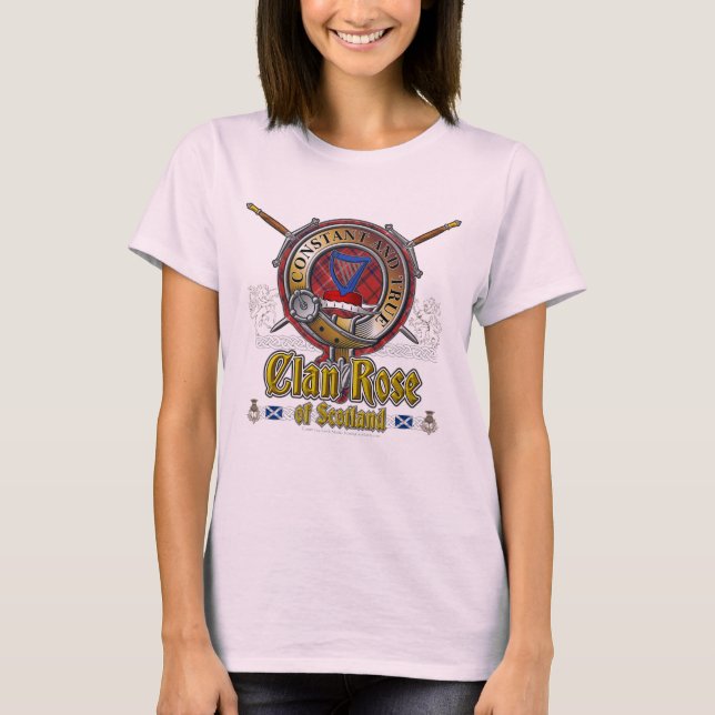 Rose Clan Badge T-Shirt (Front)