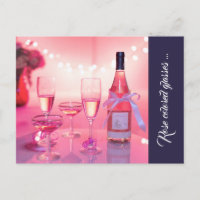 Rose Coloured Glasses Thank You Postcard, Custom