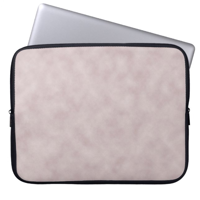 Rose Coloured Parchment Texture Background Laptop Sleeve (Front)