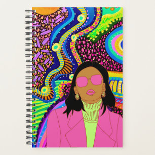 Rose Coloured World Planner