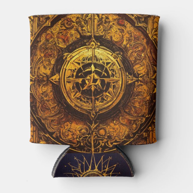 "Rose Compass Collection: Inspired Storage & Carri Can Cooler (Front)