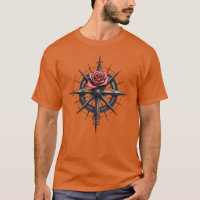 Rose Compass of Mystique – Tattoo - Style Symbol 