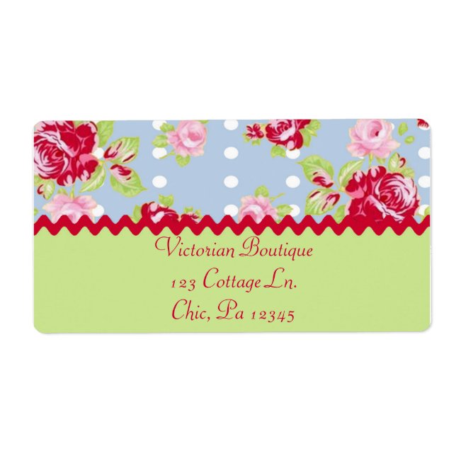 Rose Cottage Address Label (Front)