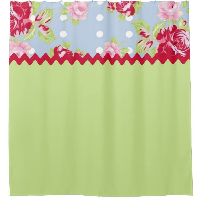 Rose Cottage Shower Curtain (Front)