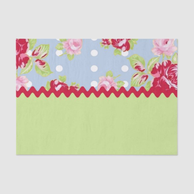 Rose Cottage Tissue Paper (Front)