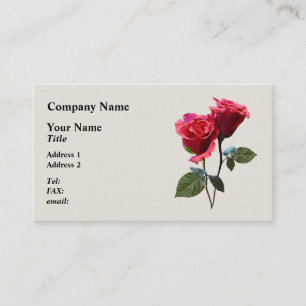 Rose Couple Business Card