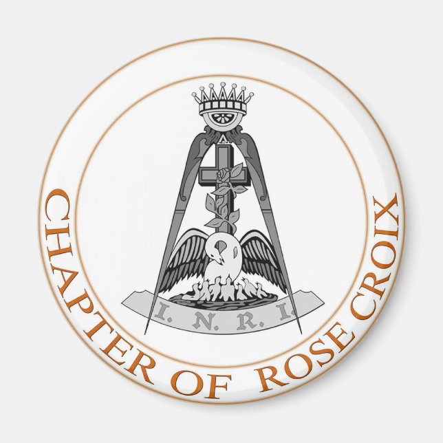 Rose Croix  Symbol Magnet (Front)