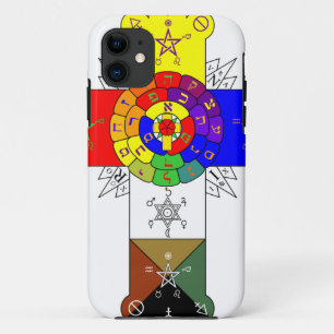 Rose Cross Lamen iPhone Case