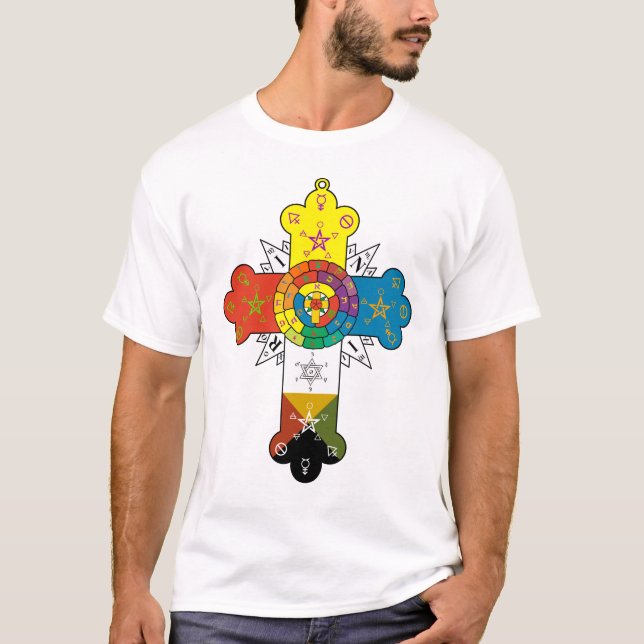 Rose Cross Lamen T-Shirt (Front)