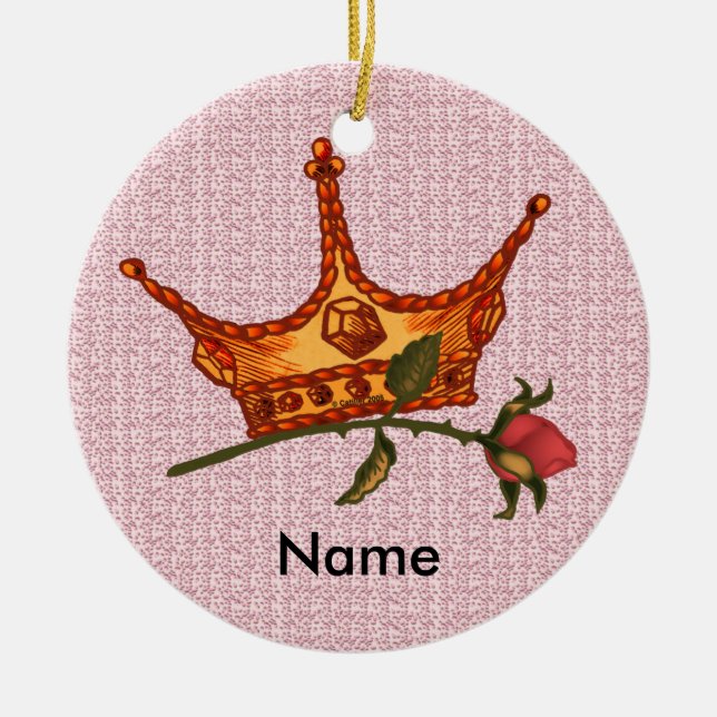 Rose Crown  ornament  (Front)