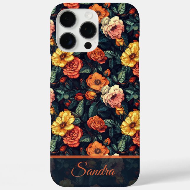Rose Custom Name Iphone Case For Thank You Gifts (Back)