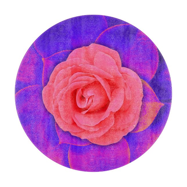 Rose Delight Cutting Board (Front)