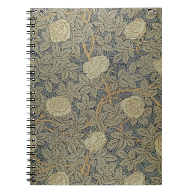 'Rose' design Spiral Notebook (Front)