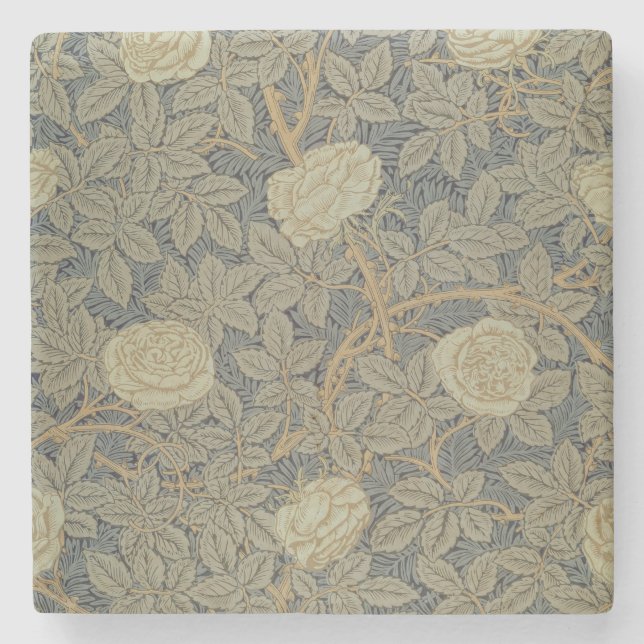 'Rose' design Stone Coaster (Front)