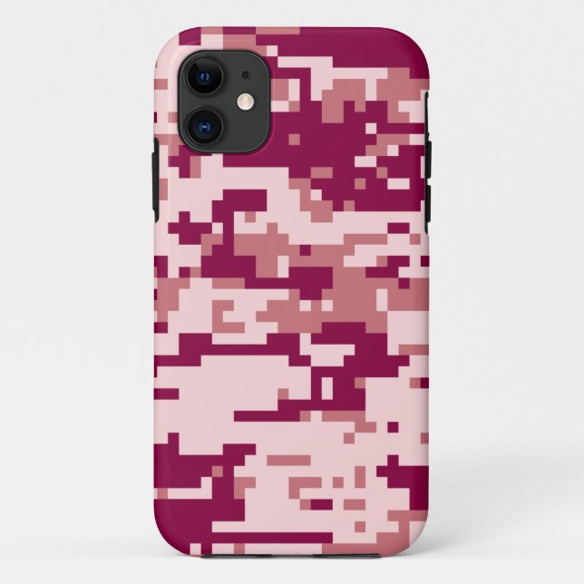 Rose Digital Camo Pattern Case-Mate iPhone Case (Back)