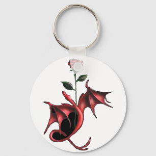 Rose Dragon Key Ring