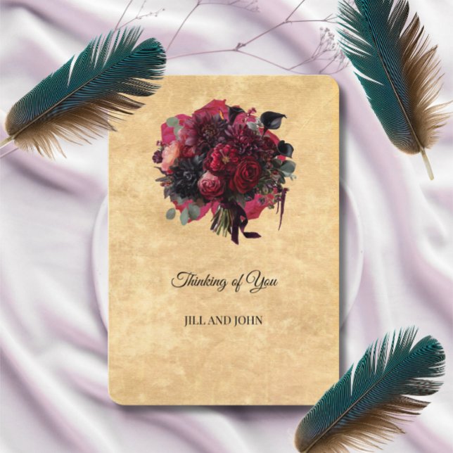 Rose Enclosure Card Dark Academia (Creator Uploaded)