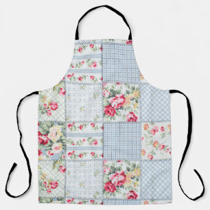 Rose Fabric: Elegant Background Design Apron