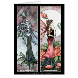 Rose Fairy Bookmarks Card by Molly Harrison