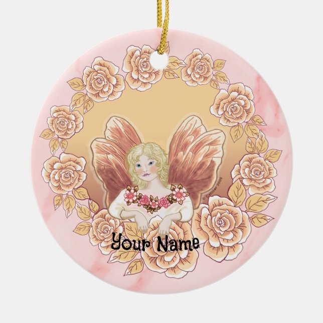 Rose Fairy Ring ornament (Front)