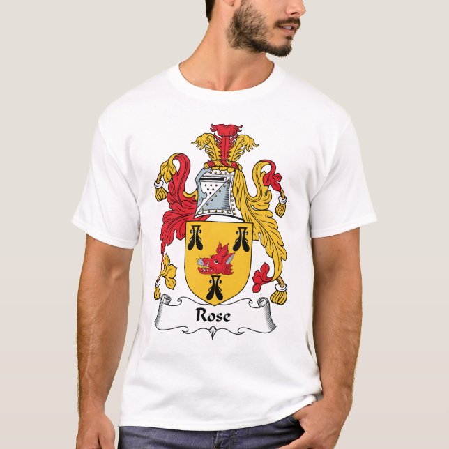 Rose Family Crest T-Shirt (Front)