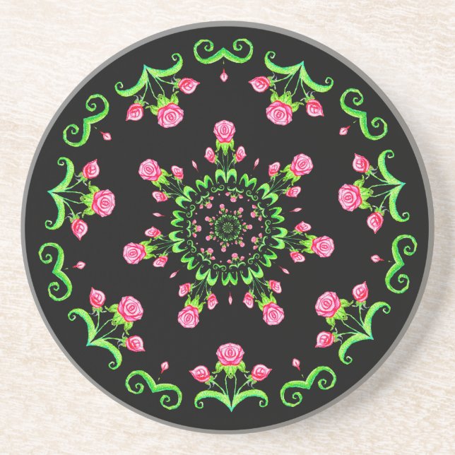 Rose Fiesta Party Coaster (Front)
