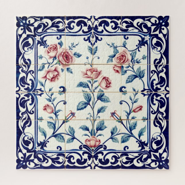 rose filigree puzzle (Vertical)