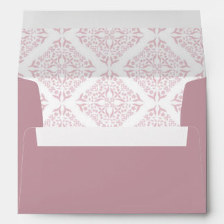 Rose Filigree Wedding Envelope