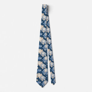 Rose Floral Engagement Garden Wedding Tie