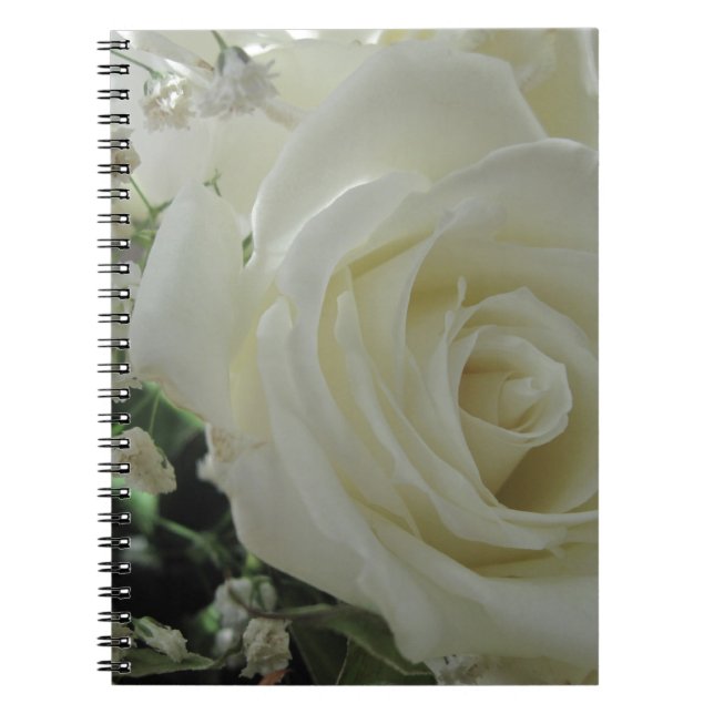 Rose Floral Spiral Notebook (Front)