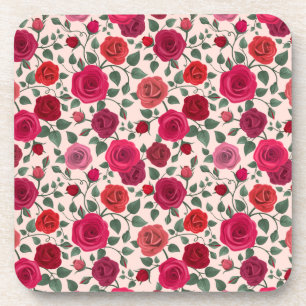 rose Flower Coaster