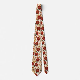 Rose Flower Engagement Beach Wedding Tie