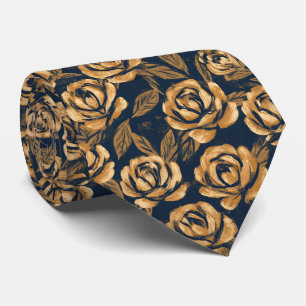 Rose Flower Engagement Unique Wedding Tie