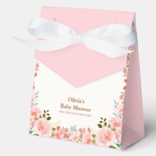 Rose Flower Garden Scoop Ice Cream Baby Shower  Favour Box