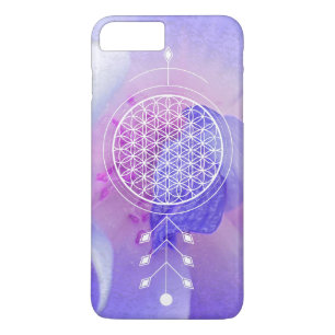 *~* Rose Flower of Life  Reiki Yoga  Massage Case-Mate iPhone Case