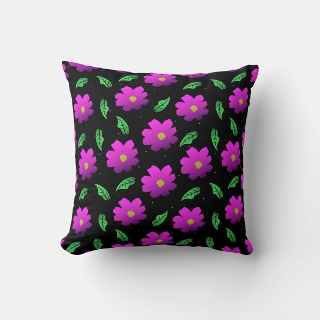 Rose flower pattern  cushion (Front)