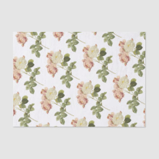 Rose Flower Pattern Tissue Paper