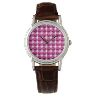 Rose Flower Pattern Watch
