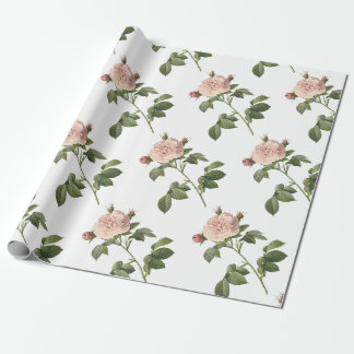 Rose Flower Pattern Wrapping Paper