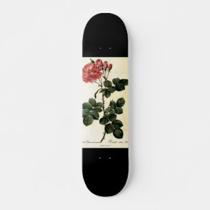 Rose flower, Pierre Joseph Redouté Skateboard