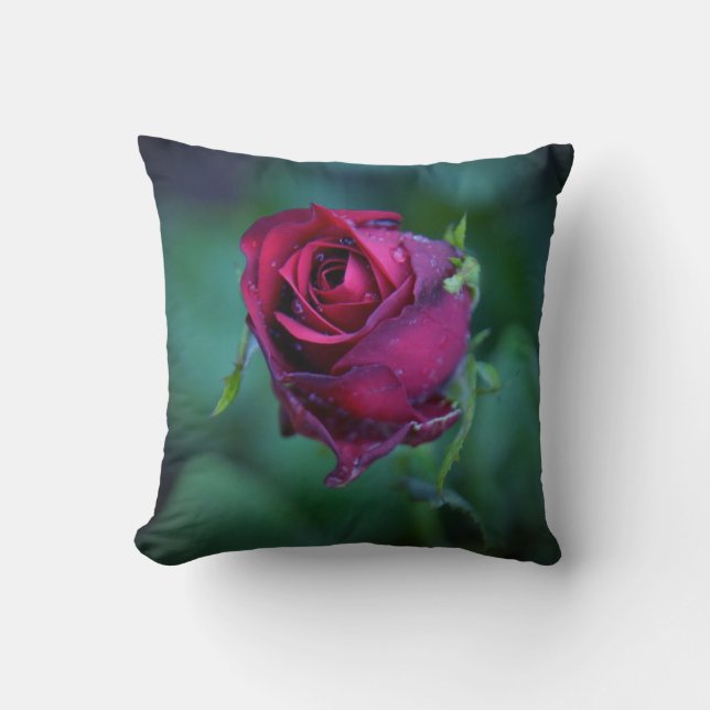 Rose Flower Plant Cushion (Front)
