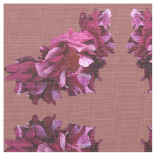 Rose Flowers Custom Polyester Weave Fabric