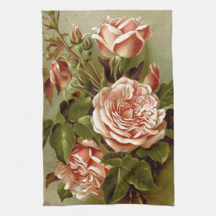 Rose Flowers Kitchen Towels