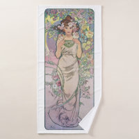 Rose (Four Flowers), Alphonse Mucha