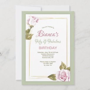 Rose Frame Invitation