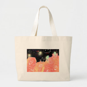Rose garden 2014 large tote bag