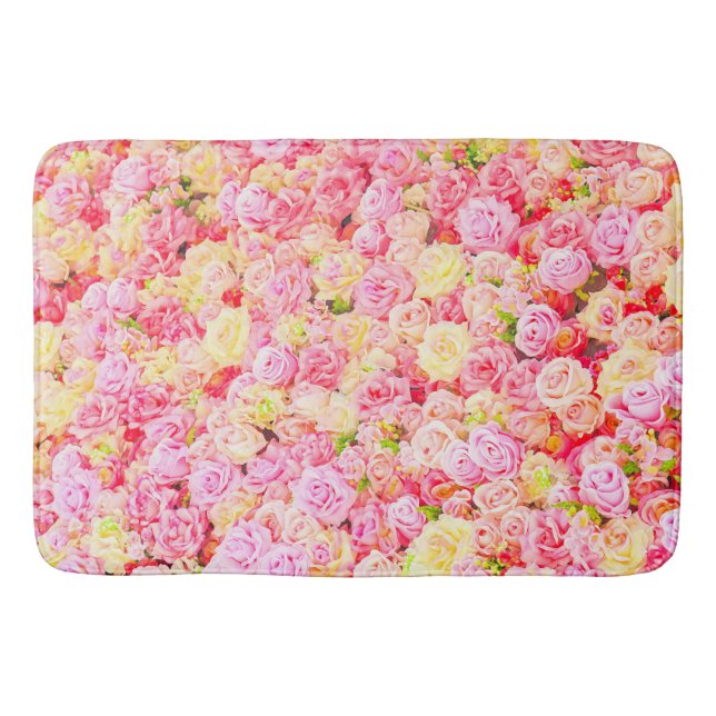 Rose garden bath mat (Front)