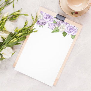 Rosé Garden Blank Bridal Shower Game Sheet